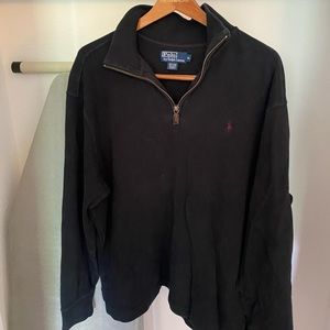 Black Polo Ralph Lauren quarter zip - XL